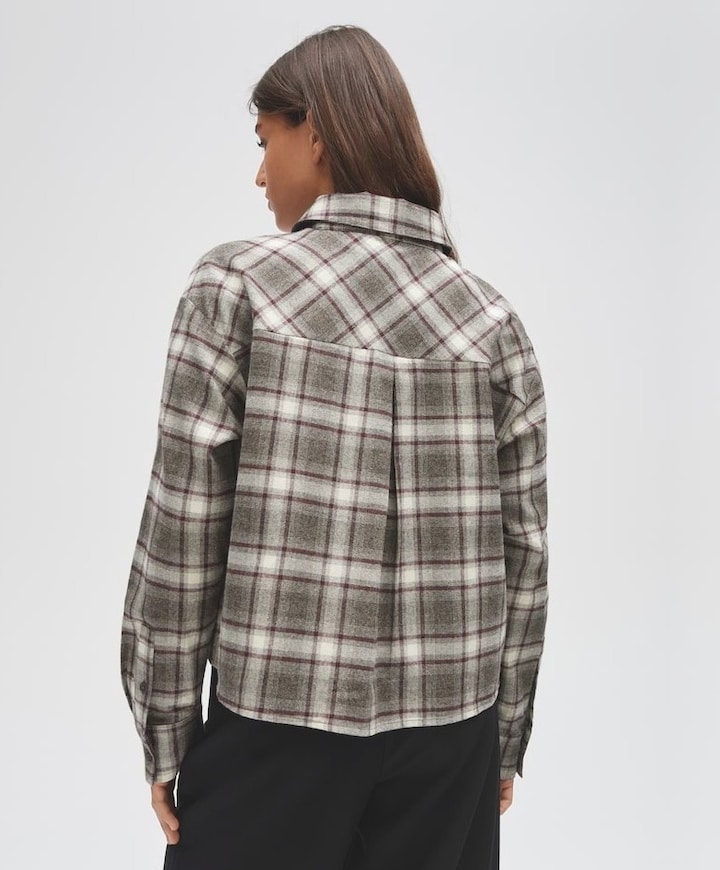 Dames blouse bruin