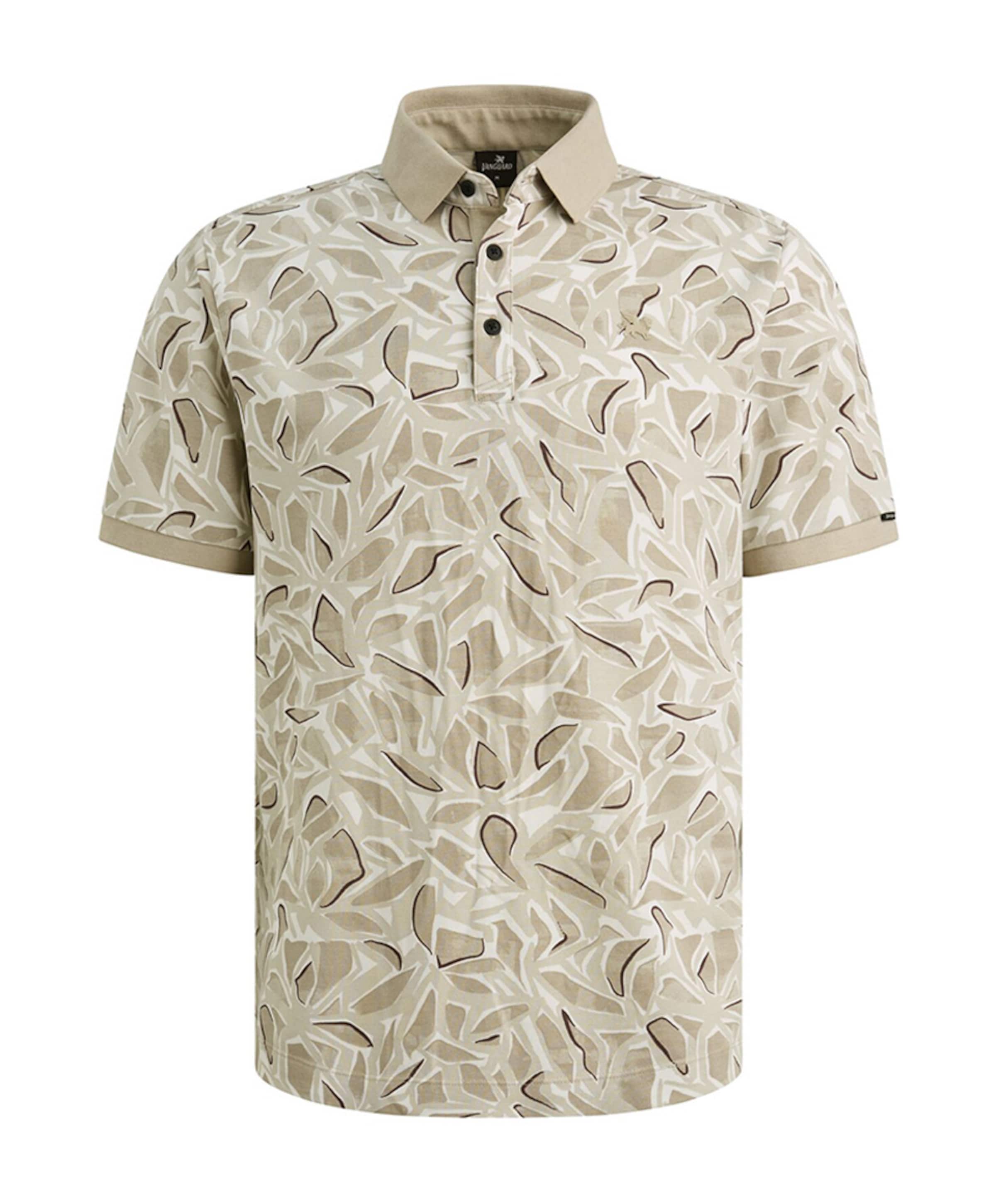 Heren polo beige