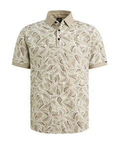 Heren polo beige
