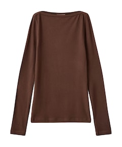 Meisjes longsleeve bruin