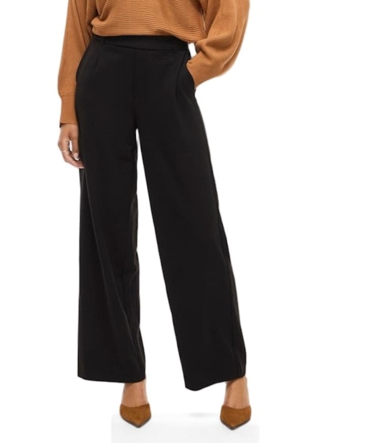 VIVARONE HW WIDE PANT - NOOS zwart