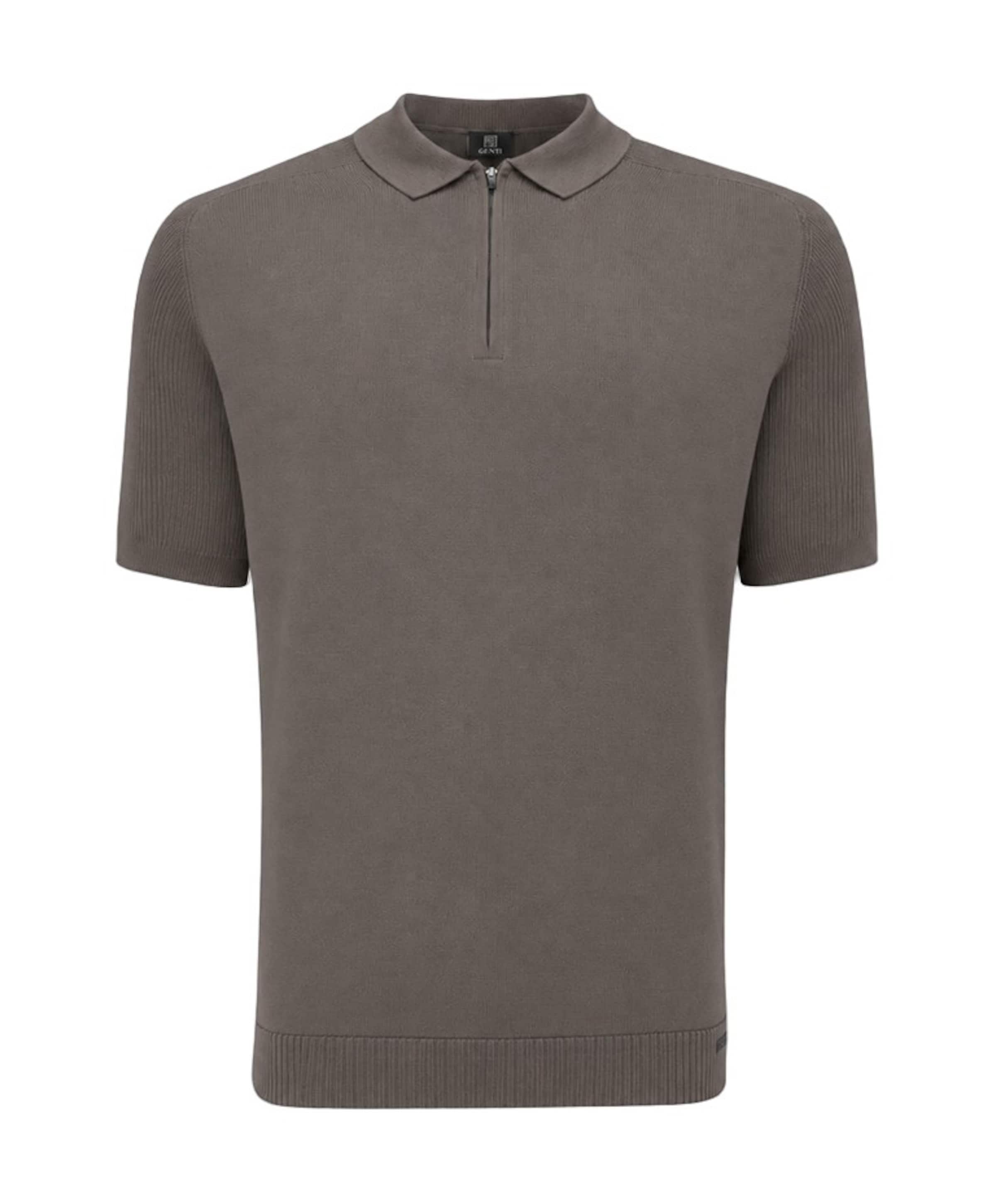 Heren polo beige
