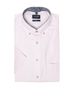 Overhemd korte mouw roze