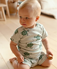Jongens pyjamaset groen