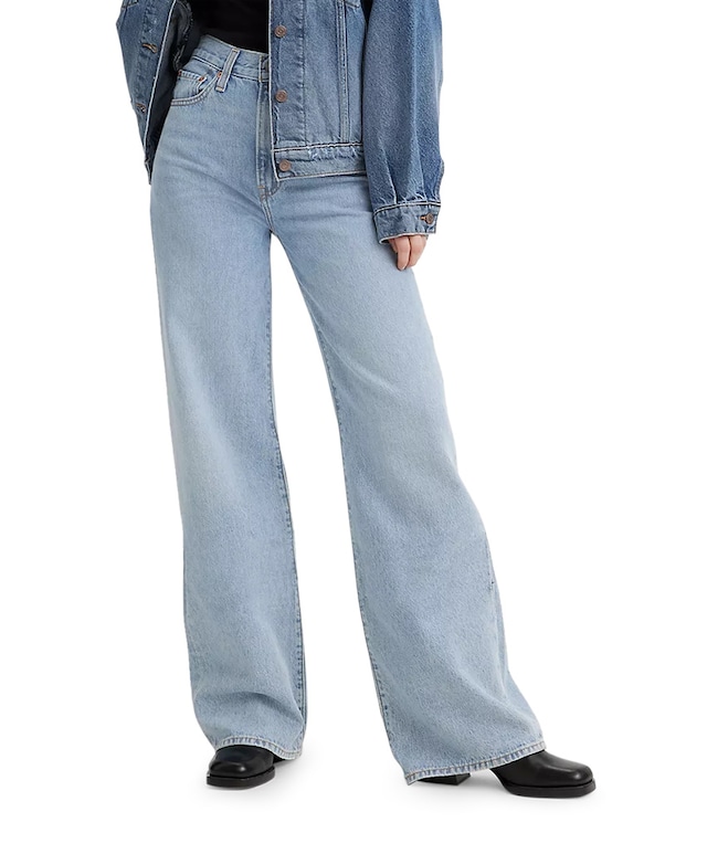 Ribcage wide leg H223 jeans blauw