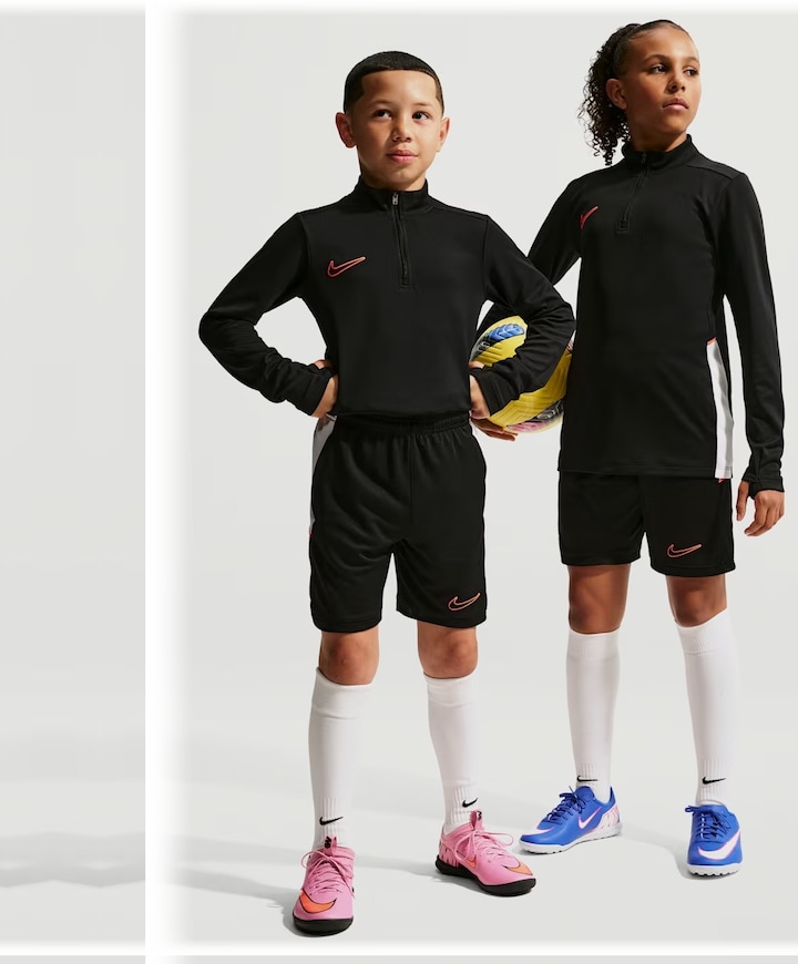 Nike Academy Big Kids' Dri-fit 7i S jongens shorts zwart