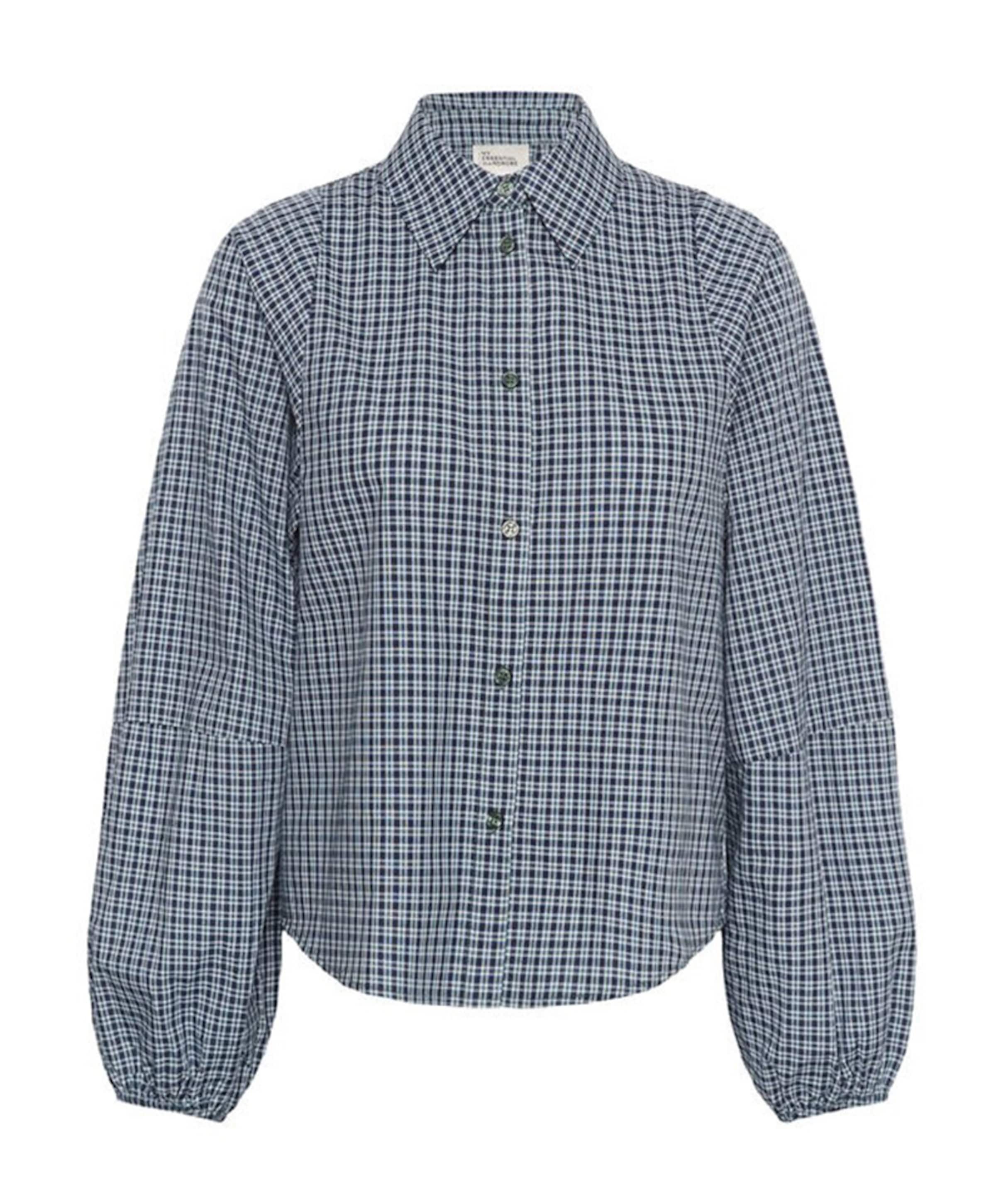 Dames blouse blauw
