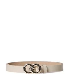 Dames riem beige