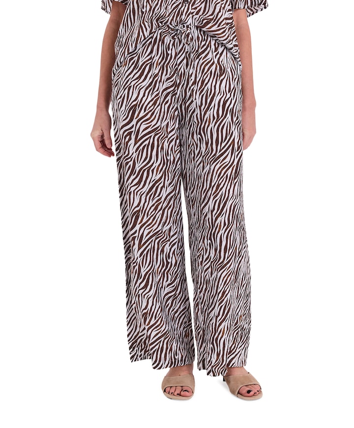 FQMELE-PANTS dames broek bruin