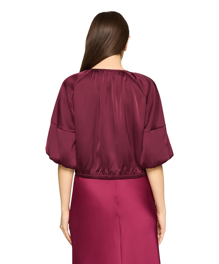 Dames jas bordeaux
