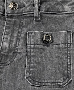 Kary Jeans meisjes jeans grijs