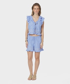 Dames top blauw