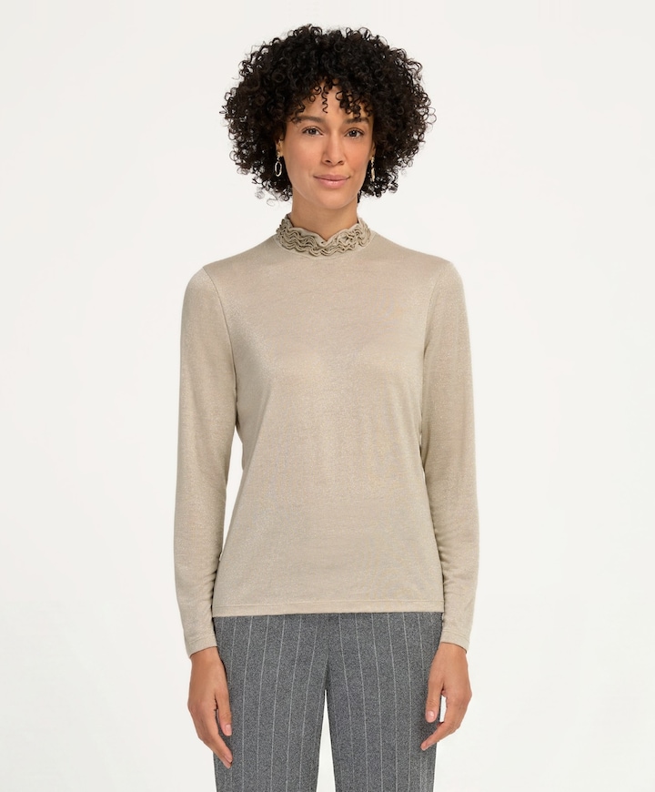 Dames top beige