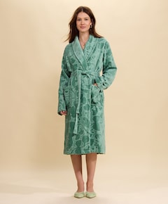 Dames ochtendjas groen