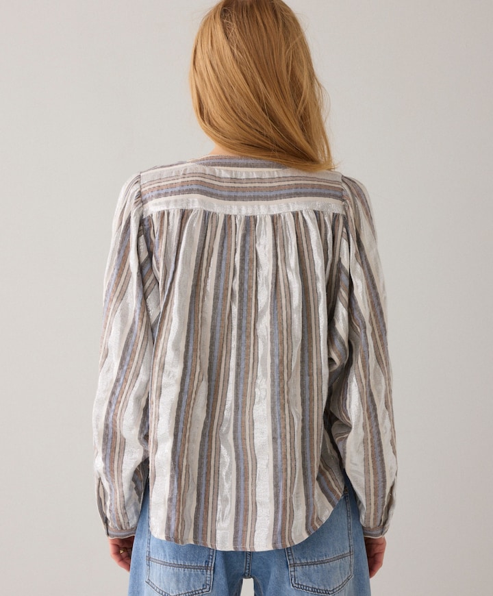 Dames blouse beige