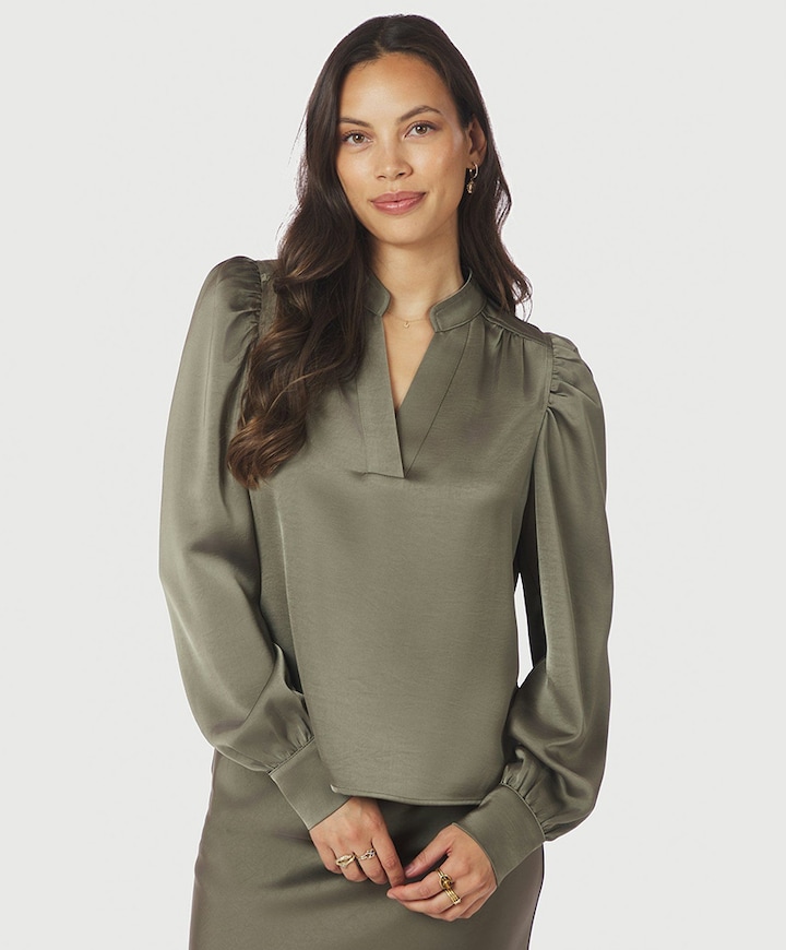 Dames blouse groen