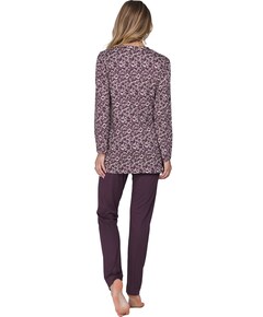 Dames pyjamaset bordeaux
