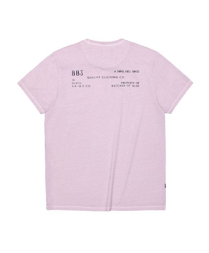 Heren T-shirt paars