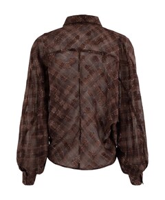 Dames blouse bruin