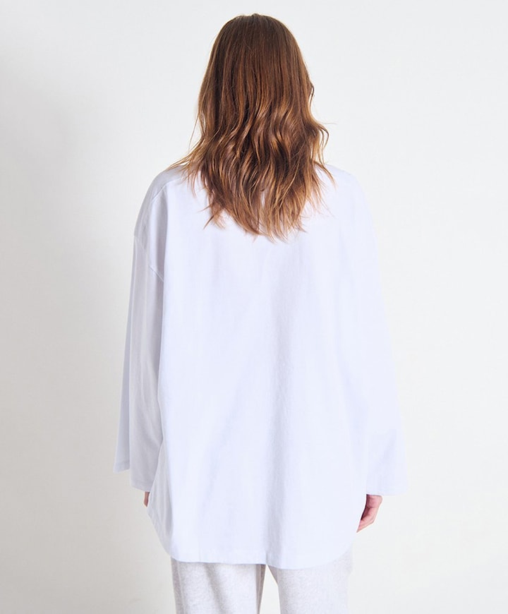 Dames longsleeve wit