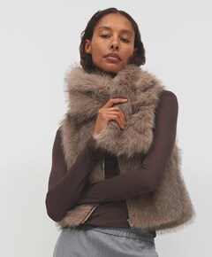 Dames sjaal beige