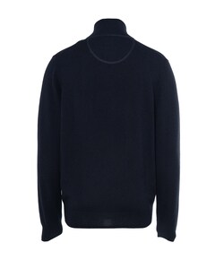 Heren trui met rits blauw