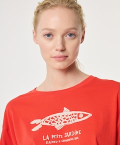 Dames T-shirt oranje