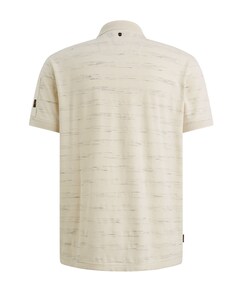 Heren polo ecru