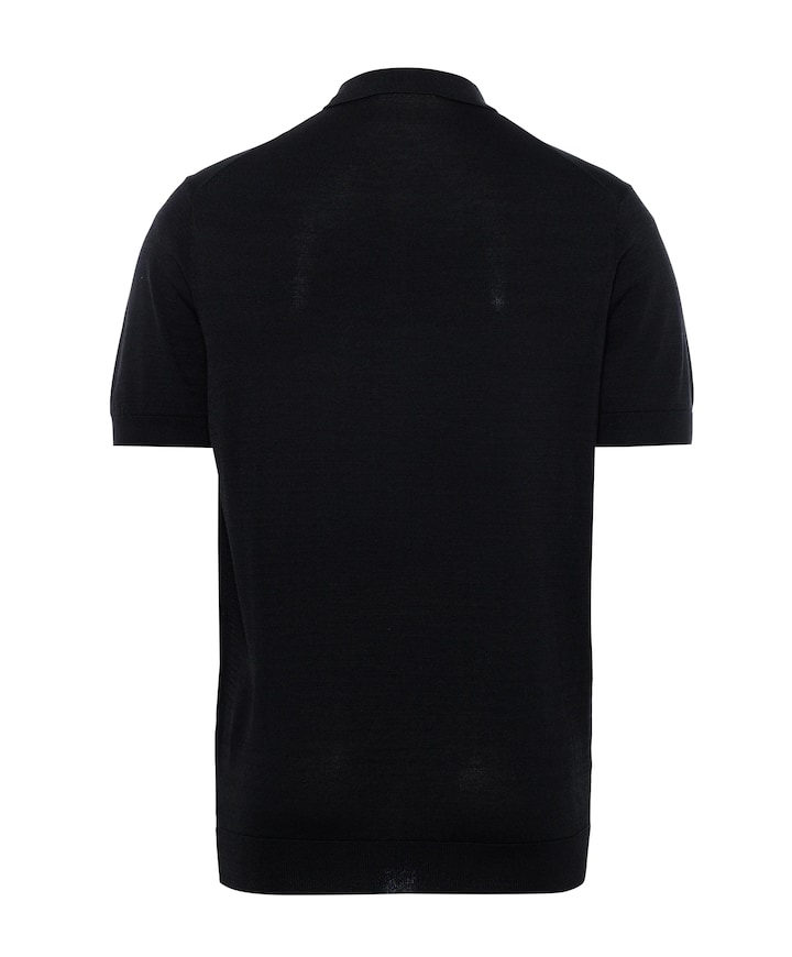 Heren polo zwart
