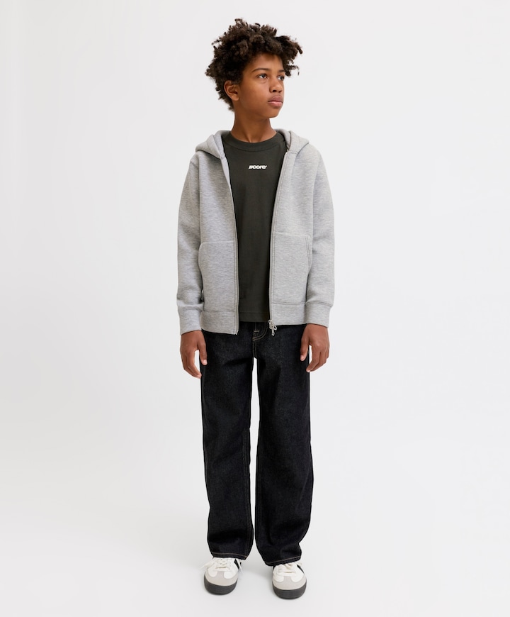 Jongens vest grijs