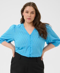 Dames blouse blauw