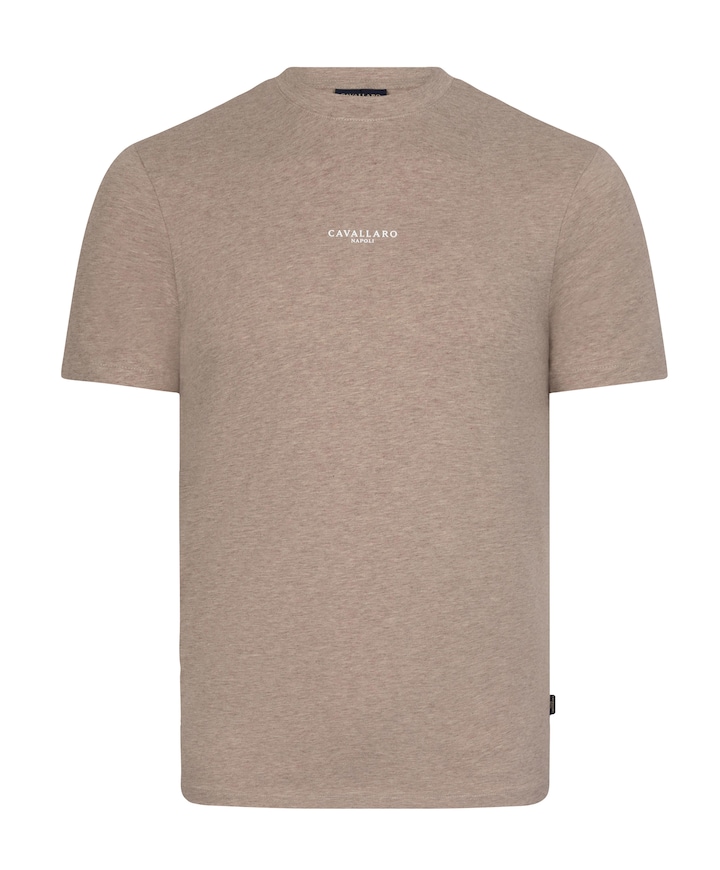 Heren T-shirt beige