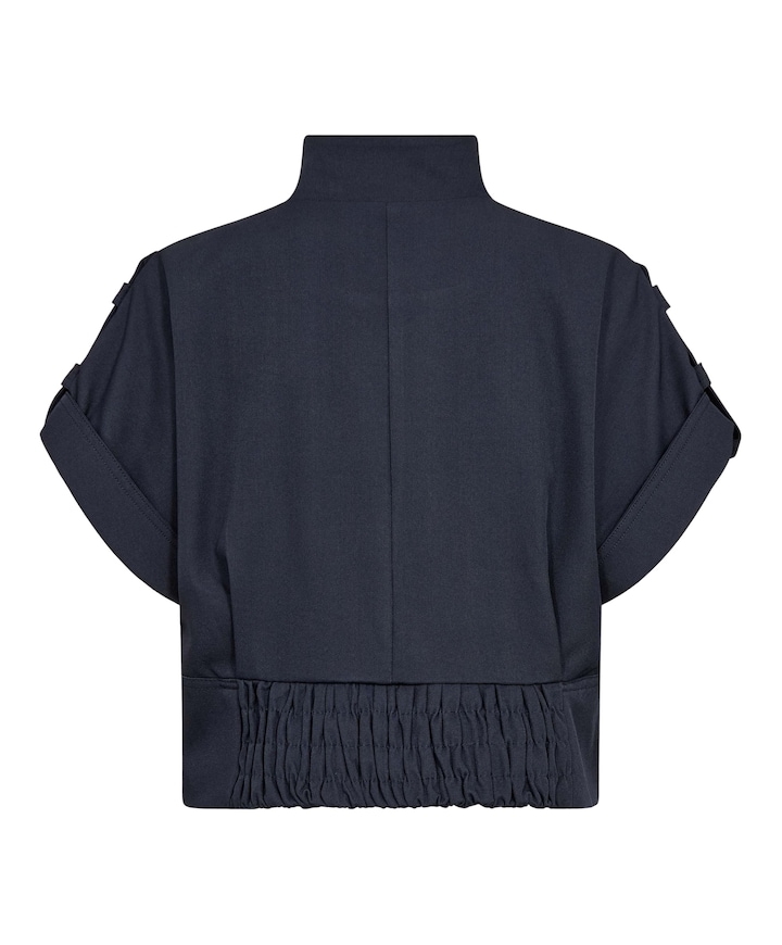 Dames gilet blauw