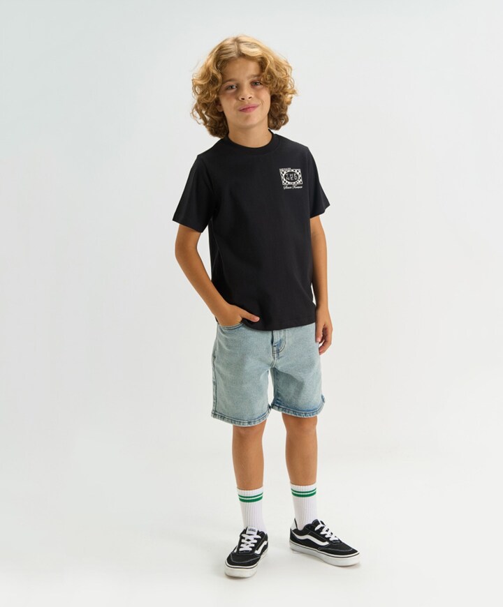 TNJosh Denim Shorts jongens korte broek blauw