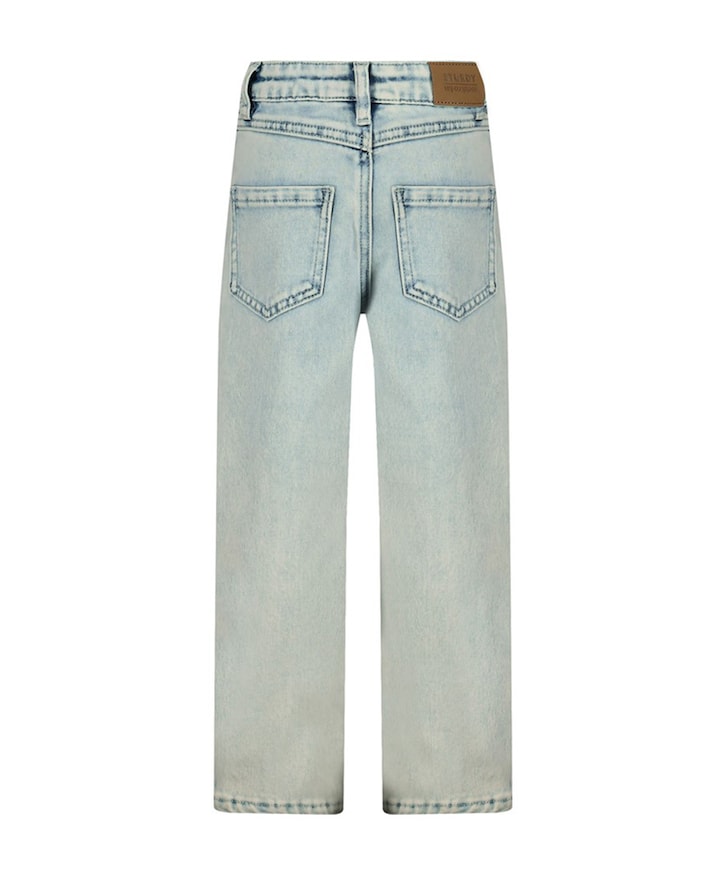 Wide leg jeans jongens jeans blauw