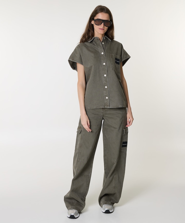 Enigma Pocket Tall dames broek beige