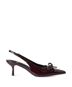 dames slingbacks bordeaux