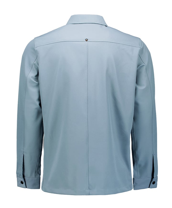 Heren overshirt blauw