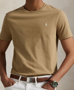 Heren T-shirt beige