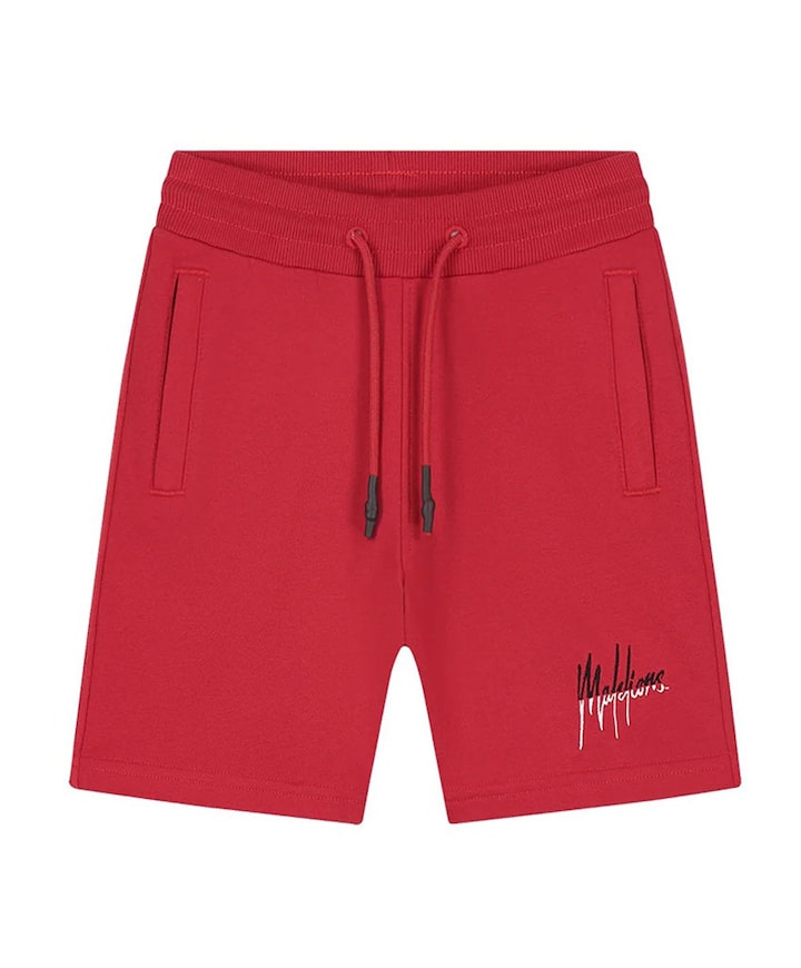 Split jongens korte broek rood