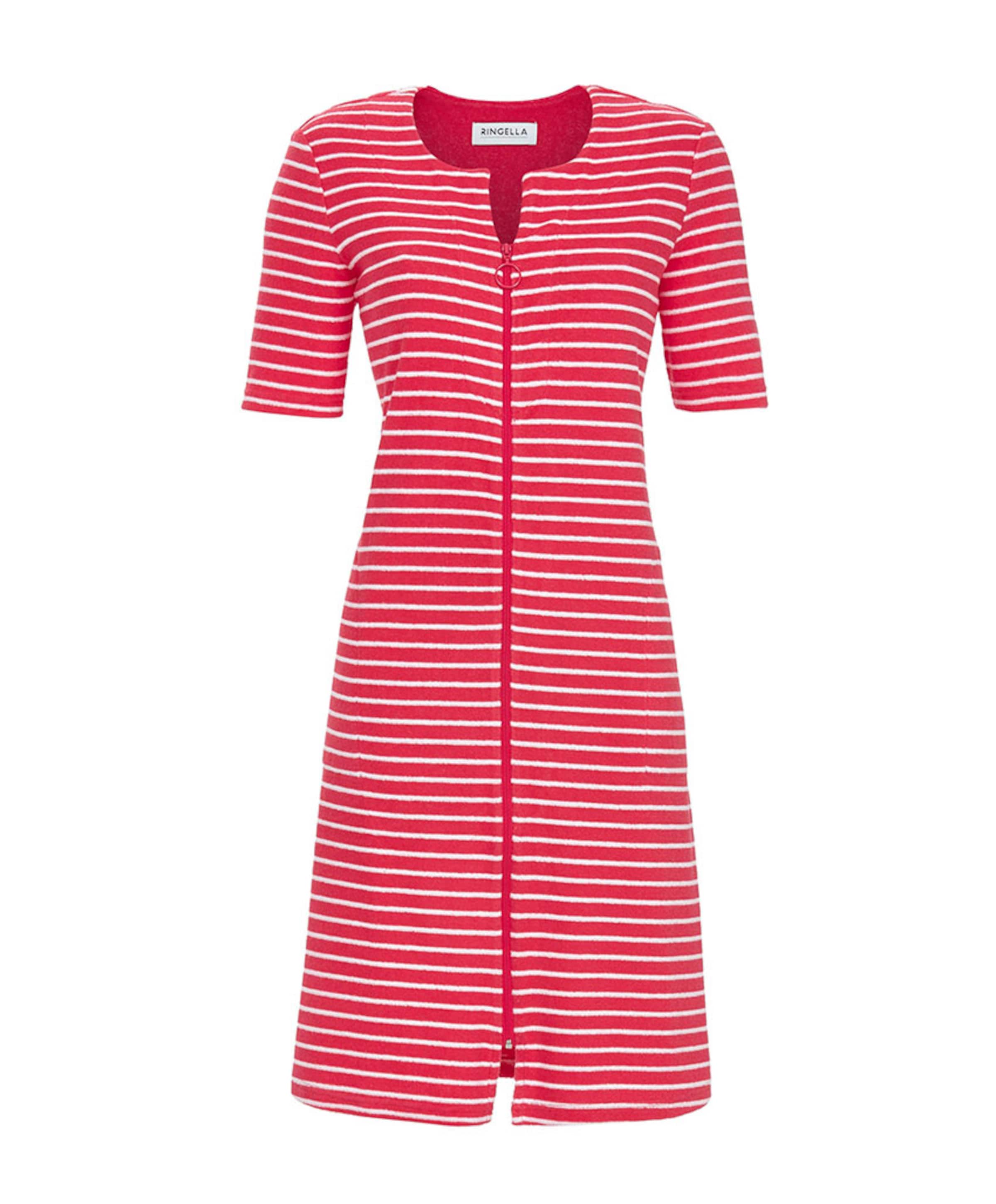 Dames ochtendjas roze