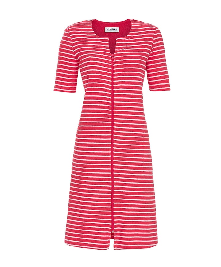 Dames ochtendjas roze