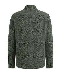 Heren overhemd lange mouw groen