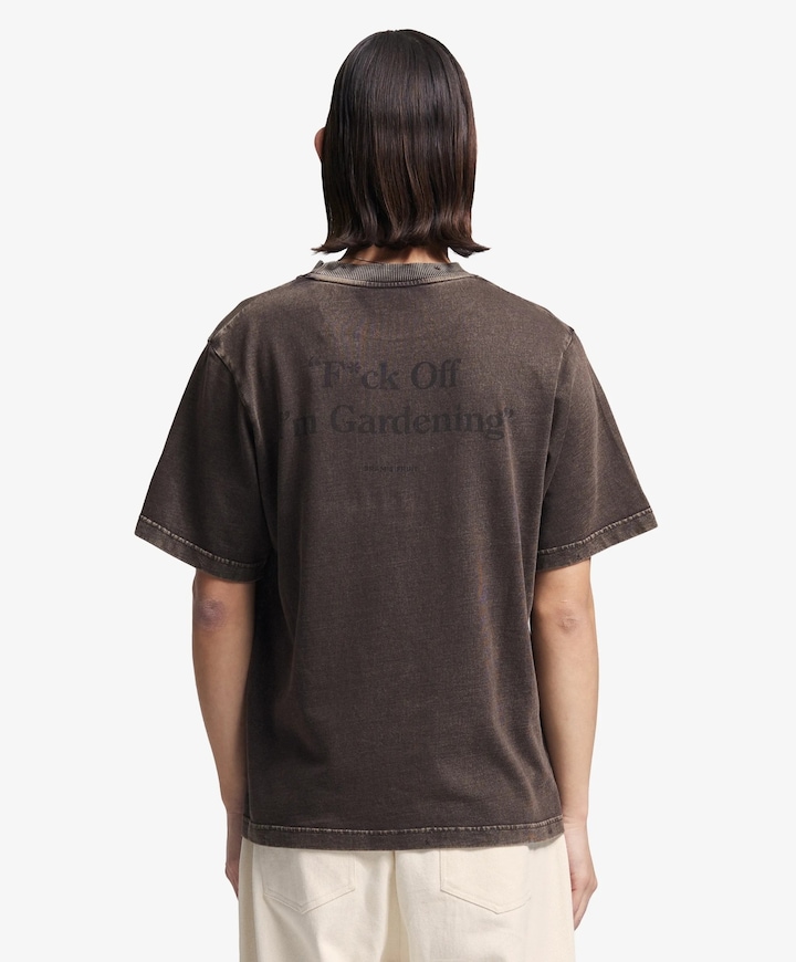 Heren T-shirt bruin