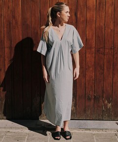 Dames jurk blauw