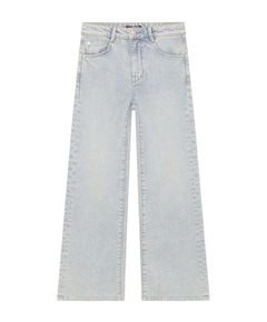Wide Fit Washed meisjes jeans blauw