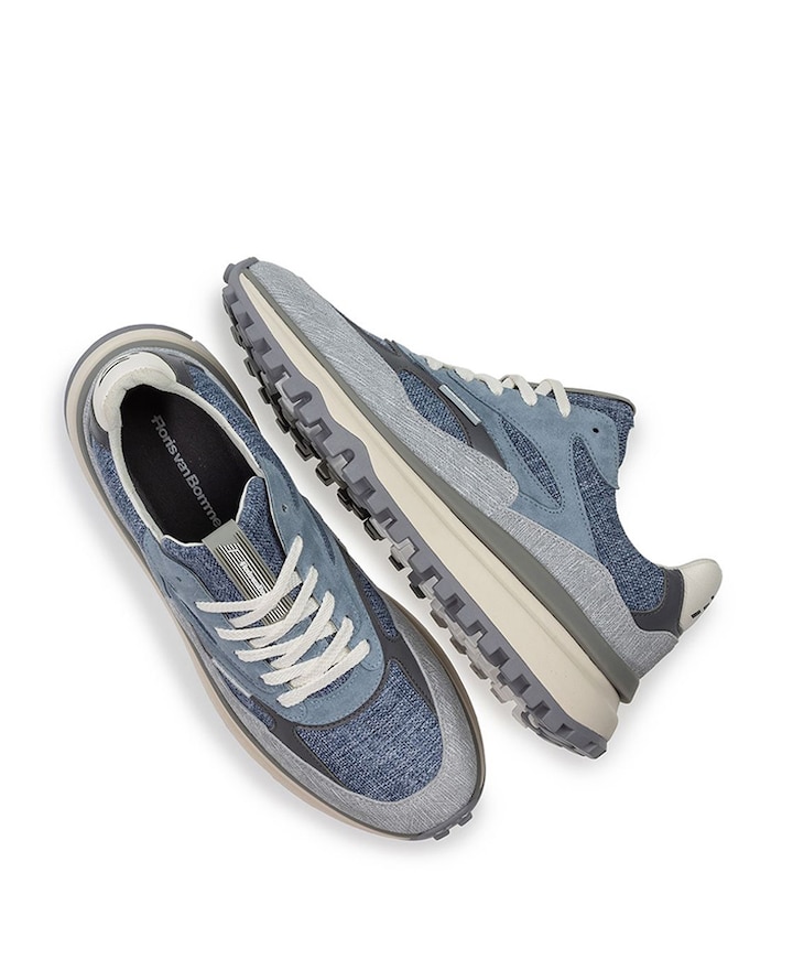 heren sneakers blauw