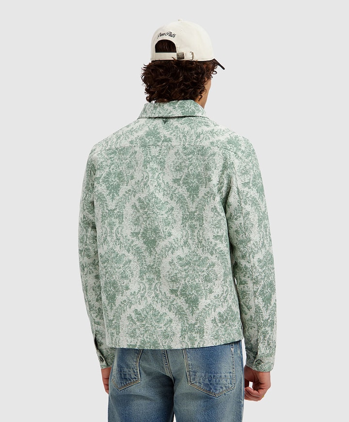 Heren overshirt groen