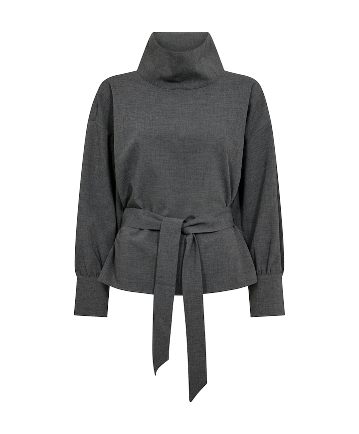 Dames blouse grijs
