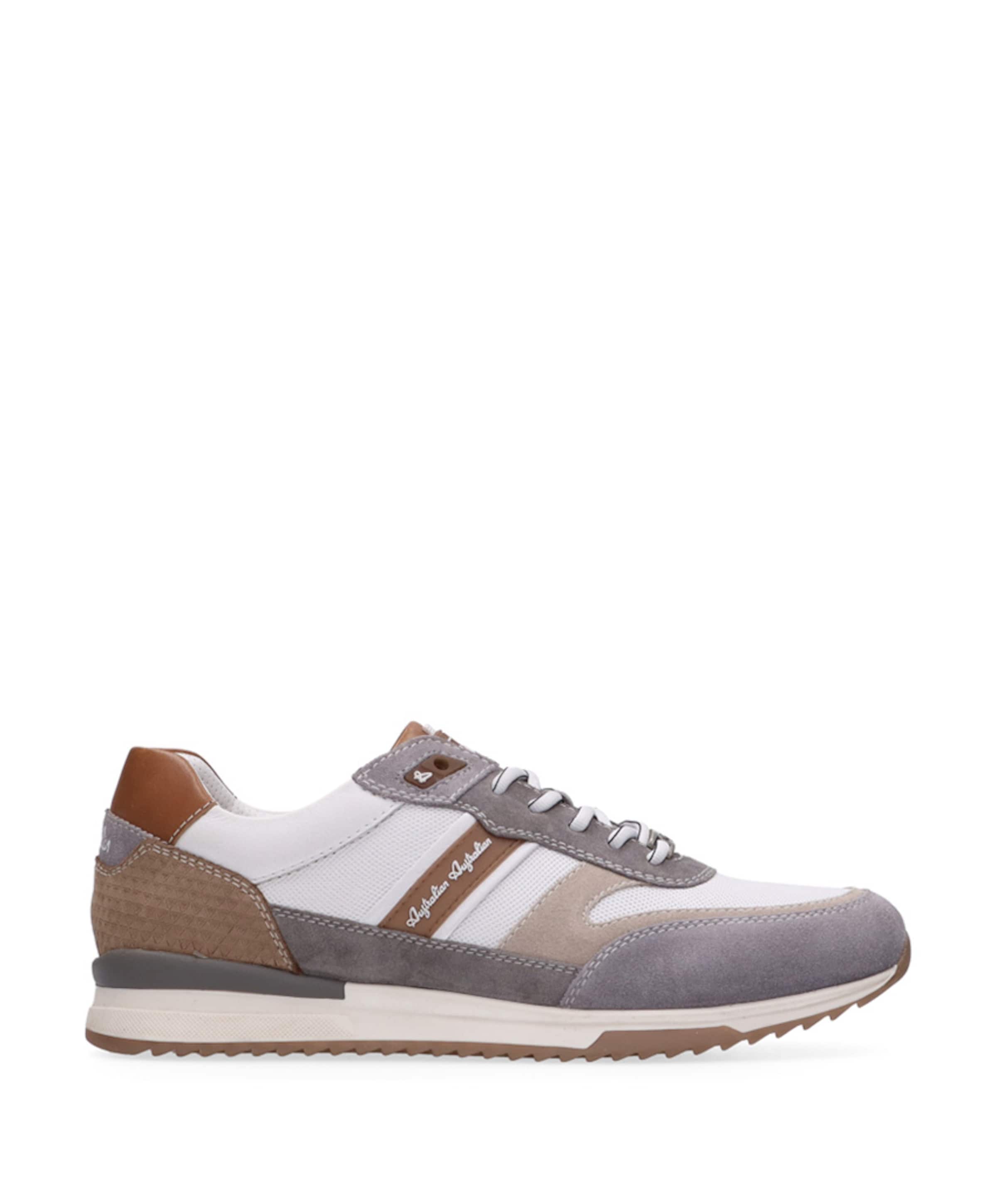 Filmon leather heren sneakers wit
